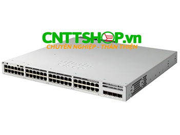 Switch Cisco C9300L-48P-4G-A, 48x1G PoE+, 4X SFP uplinks, Network Advantage