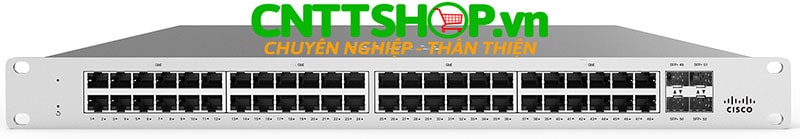 Switch Cisco Meraki MS125-48-HW with 48 Ports GE, 4x10GE SFP+ Uplink
