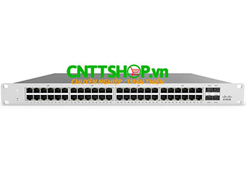 MS120-48-HW Switch Cisco Meraki MS120 with 48 Ports GE, 4 GE SFP Uplink