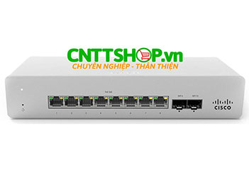 MS120-8LP-HW Cisco Meraki MS120 with 8 Ports PoE+ 67W, 2 GE
