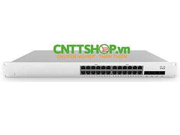 MS210-24P-HW Cisco Meraki MS210 with 24 Ports GE 370W POE, 4 SFP Uplink