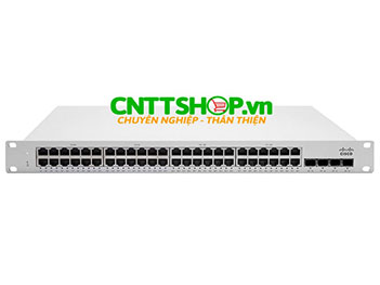 MS210-48LP-HW Cisco Meraki MS210 with 48 Ports PoE+ 370W, 4 Ports GE SFP Uplink
