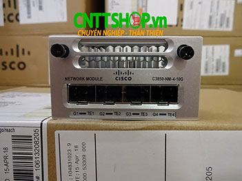 C3850-NM-4-10G 4 x Gigabit / 4 x 10 Gigabit Ethernet Network Module
