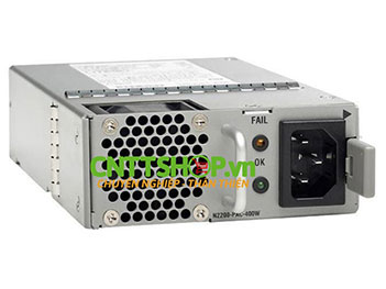 Nesux N2200-PDC-400W N2K/3K 400W DC Power Supply, Forward airflow