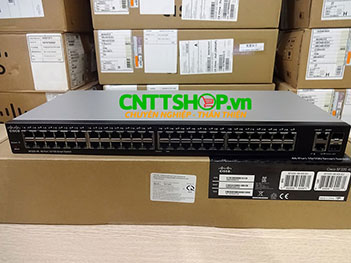 Switch Cisco SF220-48-K9-EU 48 10/100 Ports, 2 x1GE RJ45/SFP Uplink