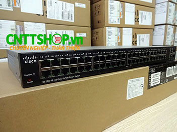 Switch Cisco SF220-48-K9-EU 48 10/100 Ports, 2 x1GE RJ45/SFP Uplink