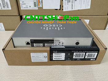 SF352-08P Switch Cisco 8 FE Ports 62W 2GE Copper/SFP Combo