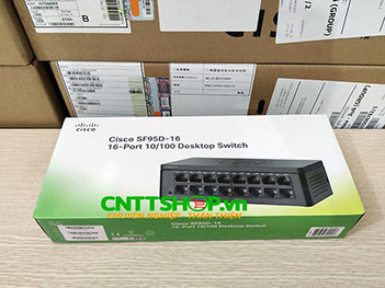 Cisco SF95D-16 SMB 95 Series Unmanaged 16 Ports 10/100 Desktop Switch