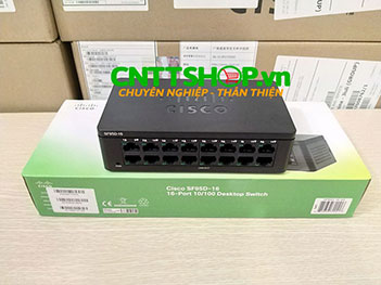 Cisco SF95D-16 SMB 95 Series Unmanaged 16 Ports 10/100 Desktop Switch
