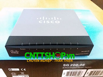 Switch Cisco SLM2008T-EU SMB 200 Series 8 10/100/1000 Ports