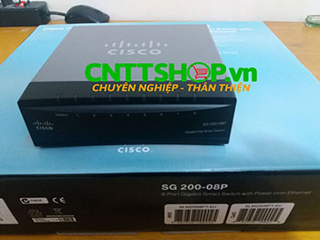 Switch Cisco SLM2008PT-EU 8 10/100/1000 Ports PoE 32W