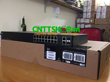 Switch Cisco SG200-18 16 10/100/1000 Ports, 2x1GE Uplink