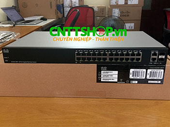 Switch Cisco SG200-26FP 24 Ports PoE 180W 2x1GE Uplink