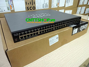 Cisco SG300-52MP-K9 50 Ports PoE+ 740W, 2 Combo Uplink
