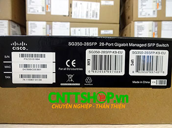 Switch Cisco SG350-28SFP-K9 24 Ports GE SFP 2 Gigabit Copper/SFP