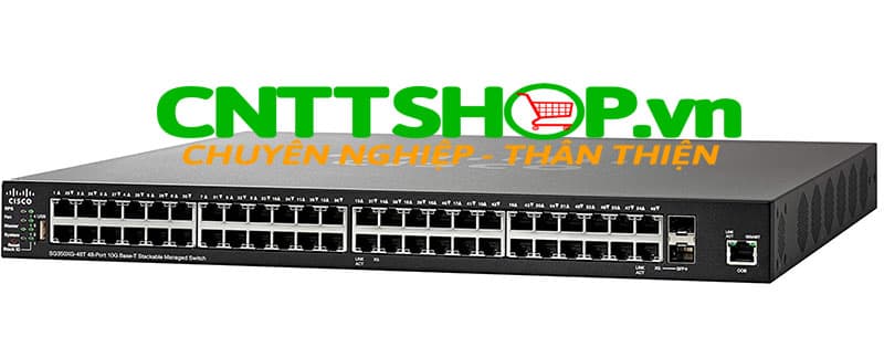Switch Cisco SG350XG-48T 48x 10GBase-T, 2 x 10Gbase-T copper port (combo with 2 SFP+)