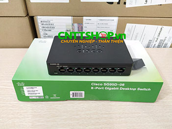 Cisco SG95D-08 SMB 95 Series 8 Ports Gigabit 10/100/1000 Mbps Unmanaged Switch