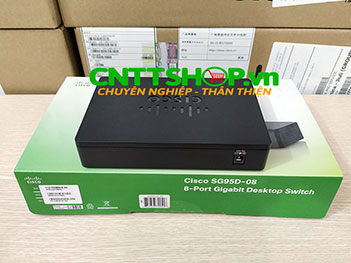 Cisco SG95D-08 SMB 95 Series 8 Ports Gigabit 10/100/1000 Mbps Unmanaged Switch