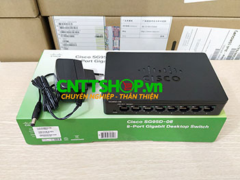Cisco SG95D-08 SMB 95 Series 8 Ports Gigabit 10/100/1000 Mbps Unmanaged Switch