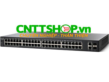 Switch Cisco SF220-48 48 10/100 Ports, 2 x1GE RJ45/SFP Uplink
