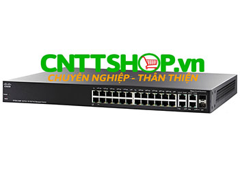 Switch Cisco SF300-24MP-K9 24 Ports PoE+ 375W, 2x1GE, 2 Combo M-GBIC