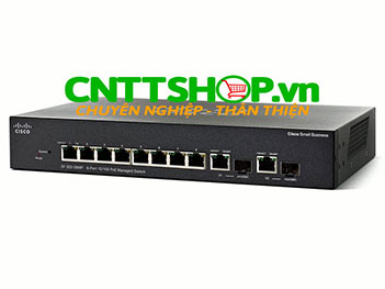 Switch Cisco SRW208MP-K9 8 PoE ports 124W 2 Combo M-GBIC