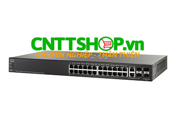 Switch Cisco SF500-24MP-K9 24 FE POE+ Ports 370W 4GE Uplink