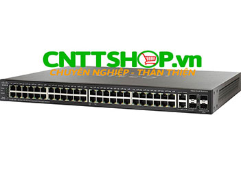 Switch Cisco SF500-48P 48 10/100 PoE+ Ports 4 GE Uplink