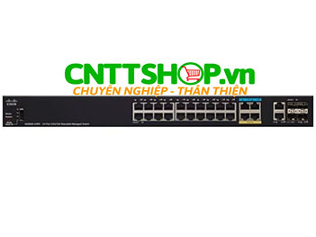 Switch Cisco SG350X-24PD 24 PoE+ Ports 375W, 4 x 10 GE Uplink