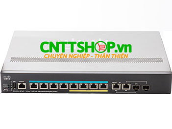 Switch Cisco SG350X-8PMD-K9-EU 8 Ports PoE+ 240W, 2x10GBase-T/SFP+