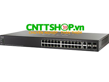 Switch Cisco SG500-28MPP-K9 24 PoE+ Ports 740W 4GE Uplink