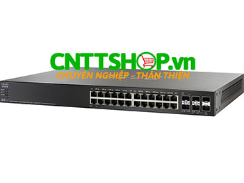 Switch Cisco SG500X-24MPP 24 Ports PoE+ 740W 4x10GE Uplink