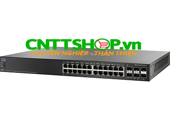 Switch Cisco SG500X-24P-K9 24 Ports PoE+ 375W 4x10 GE Uplink