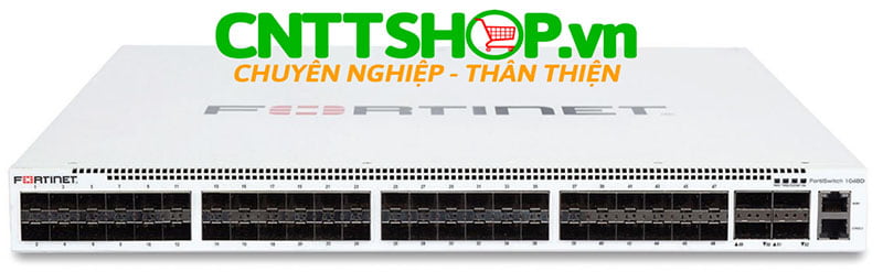FS-1048D Fortinet FortiSwitch 1048D 48x 10GE SFP+ slots and 4x 40 GE QSFP+