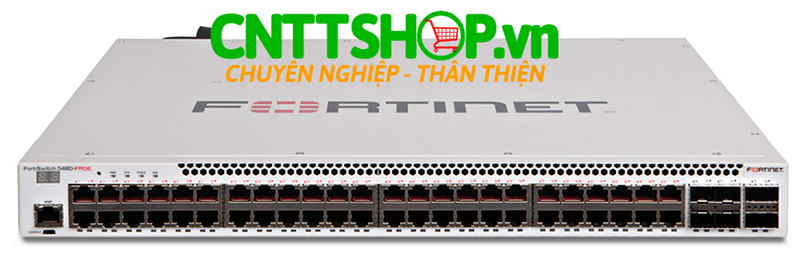 Fortinet FS-548D-FPOE FortiSwitch 548D-FPOE 48 Ports PoE+ Switch