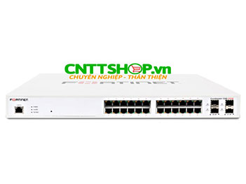 FS-124E-FPOE FortiSwitch 124E-FPOE 24 Ports GE PoE+ 370W, 4 SFP Ports