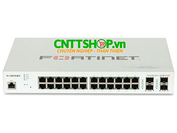 FS-224E-POE Fortinet FortiSwitch 224E-POE 24 Ports GE PoE+, 4 SFP ports