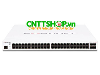 FS-448D-POE FortiSwitch 448D-POE 48 Ports GE PoE+ 370W, 4x 10GE SFP+