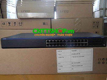 EX2200-24P-4G-TAA Switch Juniper 24 Ports PoE+ 4 SFP Slot