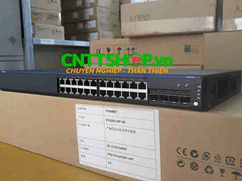 EX2200-24P-4G-TAA Switch Juniper 24 Ports PoE+ 4 SFP Slot