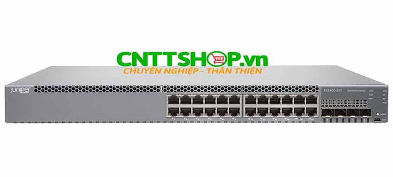 Switch Juniper EX3400-24T-TAA EX3400 TAA 24 Ports 10/100/1000BASE-T with 4 SFP+ and 2 QSFP+ Uplink Ports