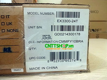 EX3300-24T Switch Juniper 24 Port 10/100/1000BaseT with 4 SFP+