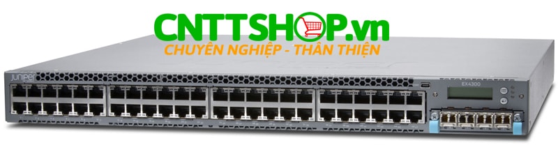 EX4300-48T-DC-TAA Switch Juniper TAA EX4300 48 Port 10/100/1000BASE-T with 550W DC PS
