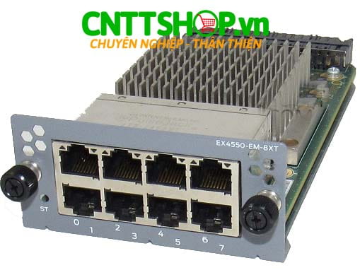 EX4550-EM-8XT Juniper EX4550 8 Ports 100/1G/10GBASE-T Uplink Module 