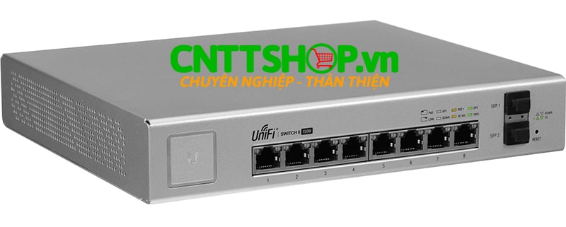 Phân phối Unifi US‑8‑150W Managed PoE+ Gigabit Switch with SFP chính hãng giá tốt