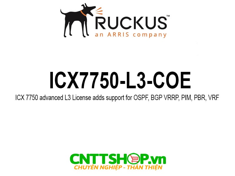 Ruckus ICX7750-L3-COE ICX 7750 advanced Layer 3 License