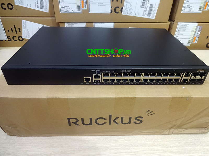 Ruckus ICX7150-24-4X1G ICX 7150 24 Ports Switch with 1 GBE Uplinks