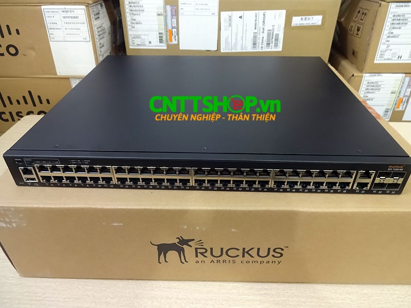 Ruckus ICX7150-48-4X10GR-A ICX 7150 48 Ports Switch with 4x10GE Uplinks