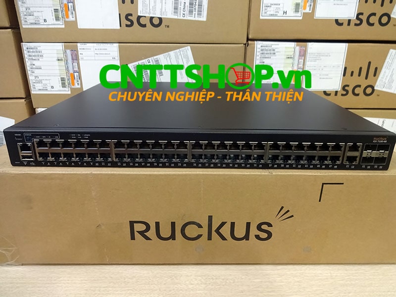 Ruckus ICX7150-48-4X10GR-RMT3 ICX 7150 48 Port Switch with 3 Years Remote Support