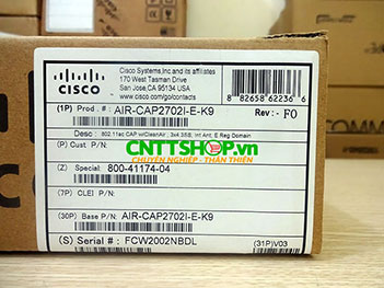 AIR-CAP2702I-E-K9 Cisco Aironet wireless 2700 Series Access Point